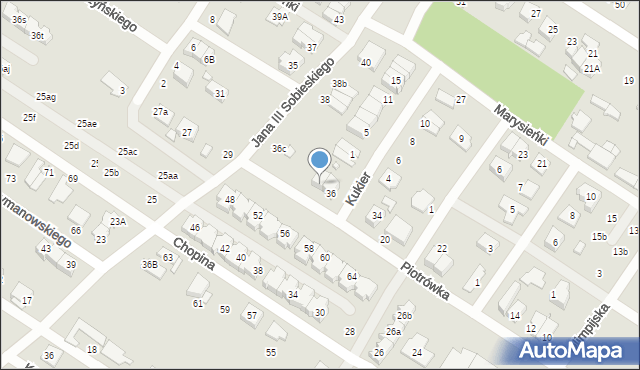 Marki, Piotrówka, 38, mapa Marki