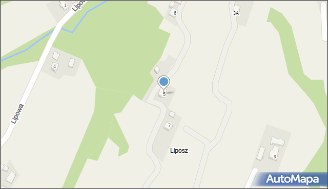 Marklowice Górne, Piaskowa, 5, mapa Marklowice Górne