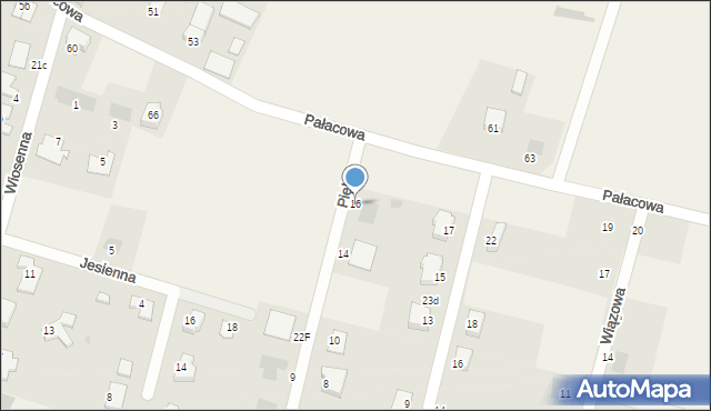 Miroszowice, Piękna, 16, mapa Miroszowice