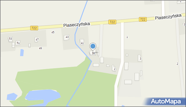 Mirowice, Piaseczyńska, 39, mapa Mirowice