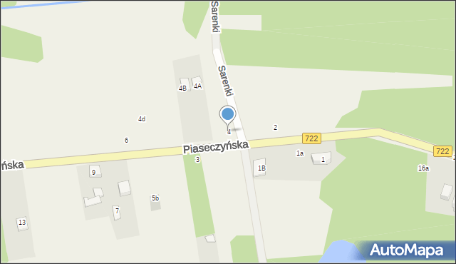 Mirowice, Piaseczyńska, 4, mapa Mirowice