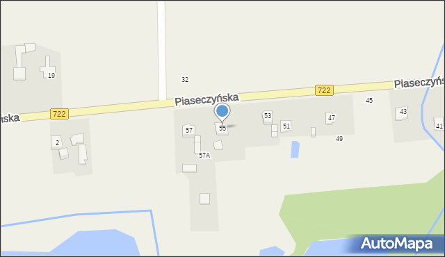 Mirowice, Piaseczyńska, 55, mapa Mirowice