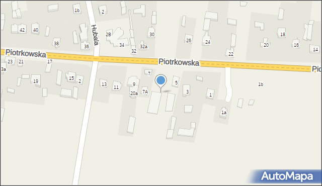 Mniszków, Piotrkowska, 34, mapa Mniszków