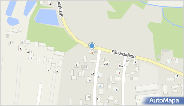 Modliborzyce, Piłsudskiego Józefa, marsz., 8, mapa Modliborzyce