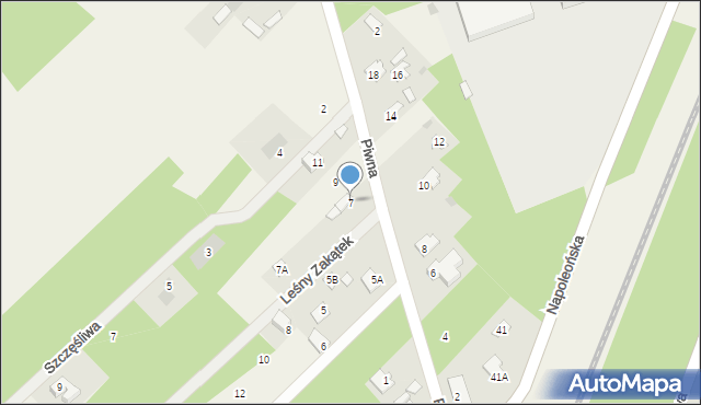 Mostówka, Piwna, 7, mapa Mostówka