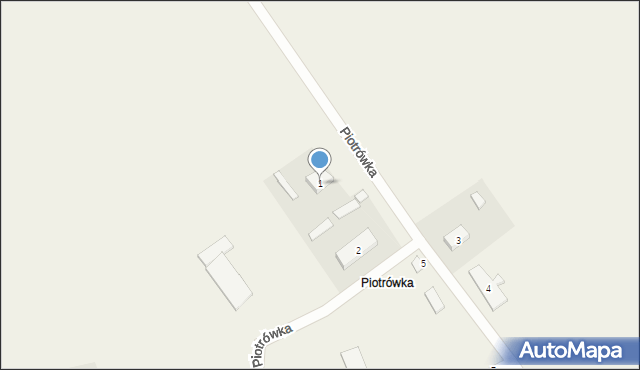 Muntowo, Piotrówka, 1, mapa Muntowo