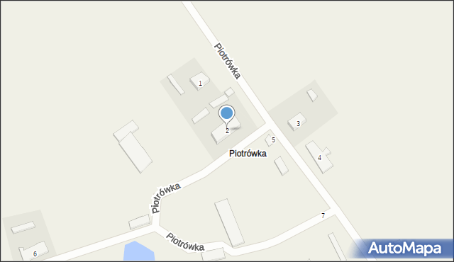 Muntowo, Piotrówka, 2, mapa Muntowo