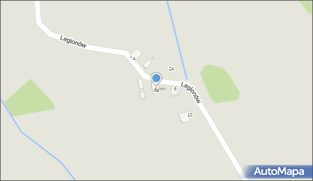 Myszków, Pińczycka, 6a, mapa Myszków