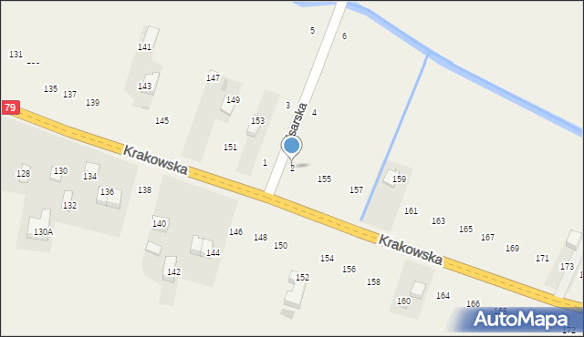 Nawojowa Góra, Pisarska, 2, mapa Nawojowa Góra