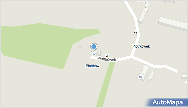 Niemcza, Piotrkówek, 12, mapa Niemcza