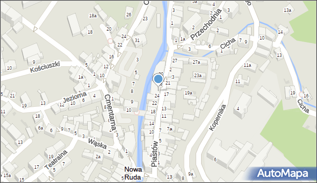 Nowa Ruda, Piastów, 26, mapa Nowa Ruda