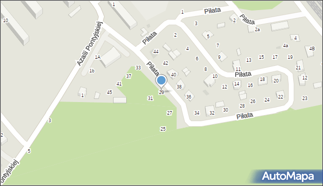 Nowa Sarzyna, Piłata Władysława, 29, mapa Nowa Sarzyna