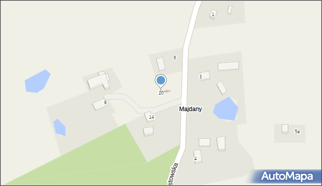 Nowa Wieś Przywidzka, Piastowska, 10, mapa Nowa Wieś Przywidzka
