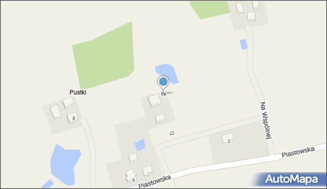 Nowa Wieś Przywidzka, Piastowska, 6a, mapa Nowa Wieś Przywidzka