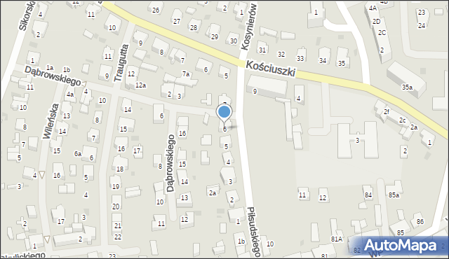 Nowogard, Piłsudskiego Józefa, marsz., 6, mapa Nowogard