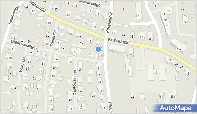 Nowogard, Piłsudskiego Józefa, marsz., 7, mapa Nowogard