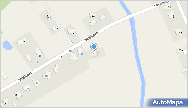 Nowy Folwark, Piaskowa, 23, mapa Nowy Folwark