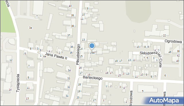 Nowy Tomyśl, Piłsudskiego Józefa, marsz., 15A, mapa Nowy Tomyśl