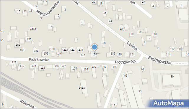 Opoczno, Piotrkowska, 138, mapa Opoczno