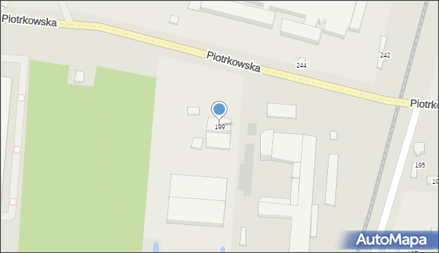 Opoczno, Piotrkowska, 199, mapa Opoczno