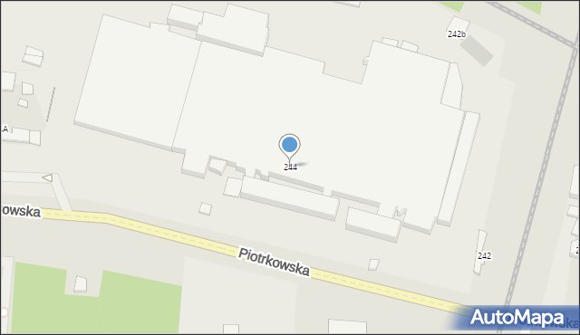 Opoczno, Piotrkowska, 244, mapa Opoczno