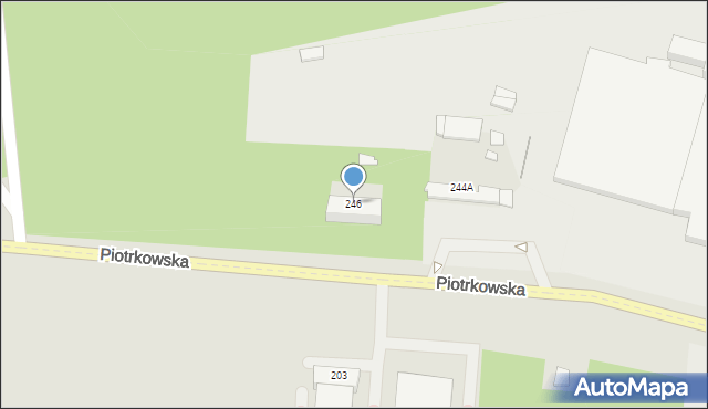 Opoczno, Piotrkowska, 246, mapa Opoczno