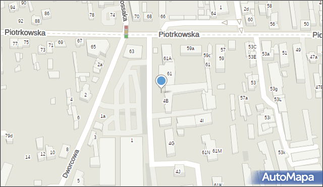 Opoczno, Piotrkowska, 81, mapa Opoczno