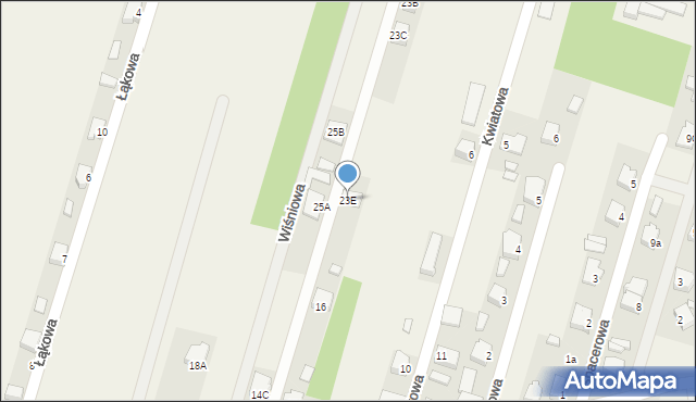 Paradyż, Piotrkowska, 23E, mapa Paradyż