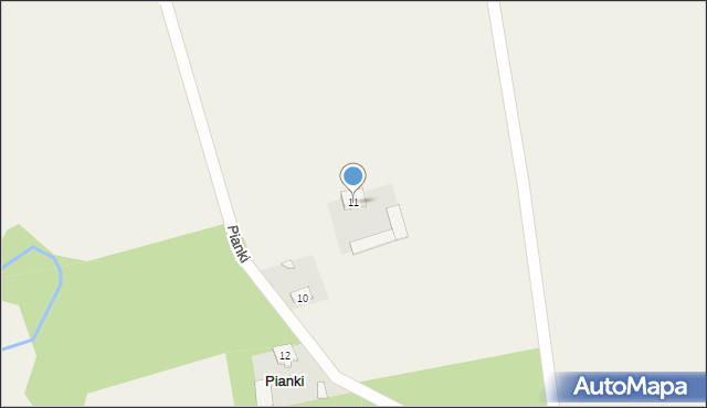 Pianki, Pianki, 11, mapa Pianki