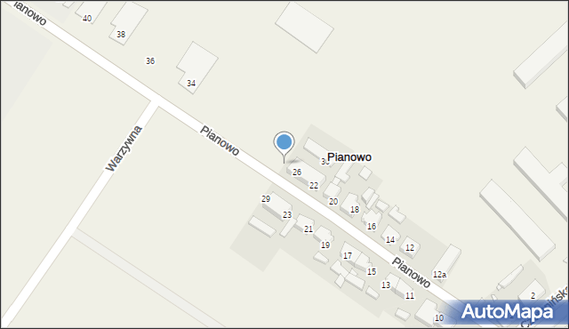 Pianowo, Pianowo, 28, mapa Pianowo