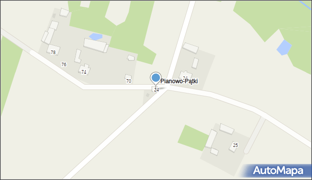 Pianowo-Daczki, Pianowo-Daczki, 24, mapa Pianowo-Daczki