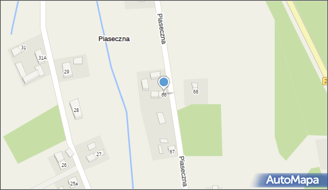 Piaseczna, Piaseczna, 66, mapa Piaseczna