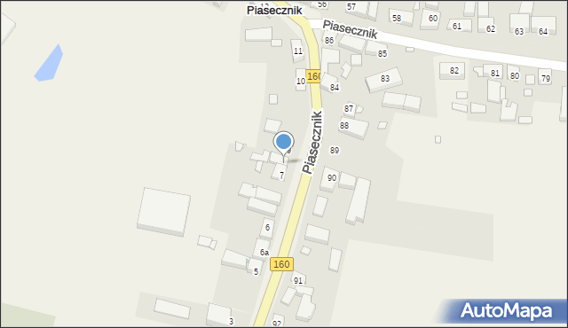 Piasecznik, Piasecznik, 8, mapa Piasecznik