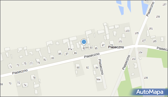 Piaseczno, Piaseczno, 91, mapa Piaseczno