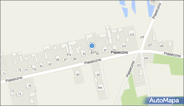 Piaseczno, Piaseczno, 93, mapa Piaseczno