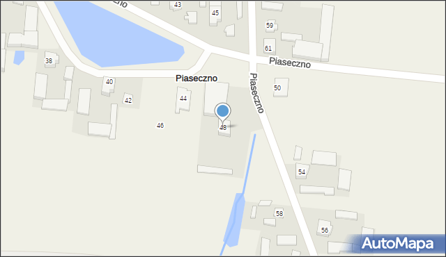 Piaseczno, Piaseczno, 48, mapa Piaseczno