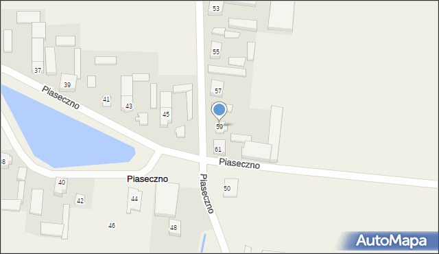 Piaseczno, Piaseczno, 59, mapa Piaseczno