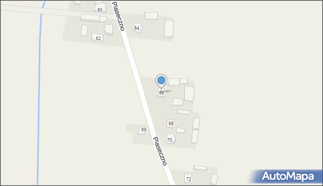 Piaseczno, Piaseczno, 66, mapa Piaseczno