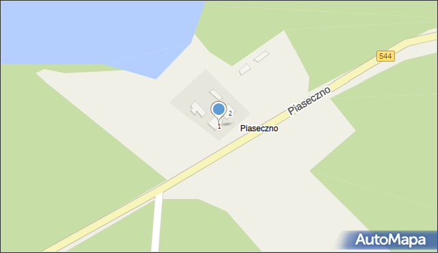 Piaseczno, Piaseczno, 1, mapa Piaseczno