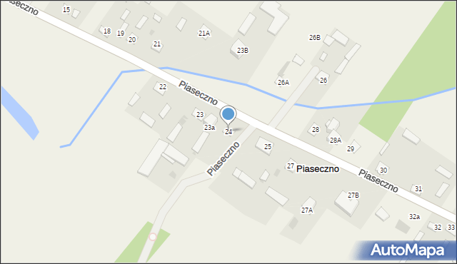 Piaseczno, Piaseczno, 24, mapa Piaseczno