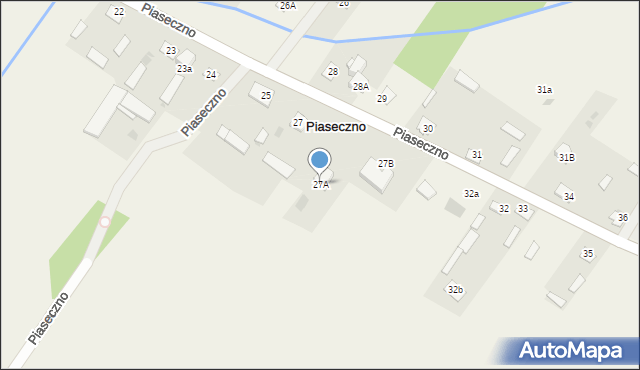 Piaseczno, Piaseczno, 27A, mapa Piaseczno