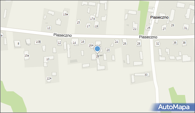 Piaseczno, Piaseczno, 18, mapa Piaseczno