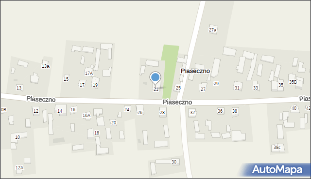 Piaseczno, Piaseczno, 21, mapa Piaseczno