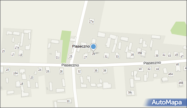 Piaseczno, Piaseczno, 29, mapa Piaseczno