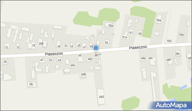 Piaseczno, Piaseczno, 48, mapa Piaseczno
