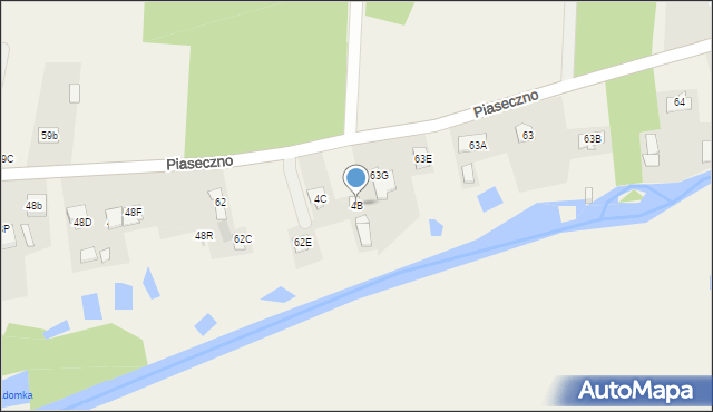 Piaseczno, Piaseczno, 4B, mapa Piaseczno