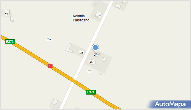 Piaseczno, Piaseczno, 27, mapa Piaseczno