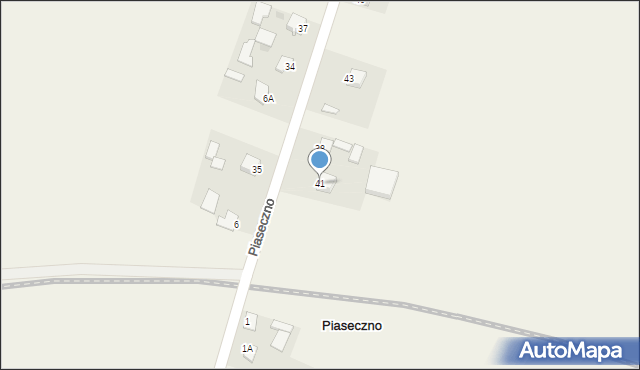 Piaseczno, Piaseczno, 41, mapa Piaseczno