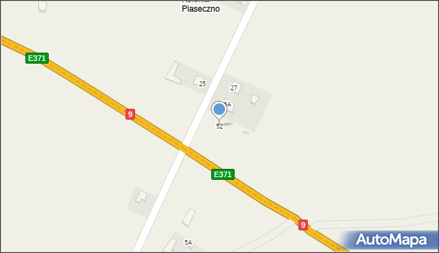 Piaseczno, Piaseczno, 52, mapa Piaseczno