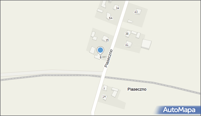 Piaseczno, Piaseczno, 6, mapa Piaseczno